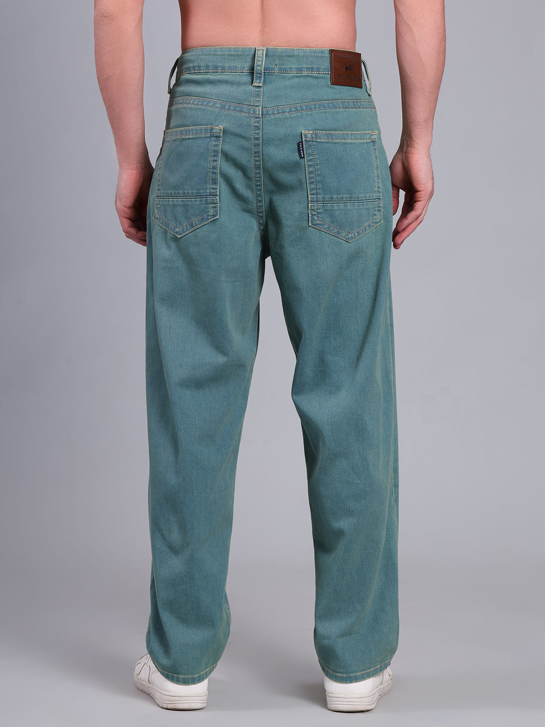 Stylox Men’s Sea Blue Loose Fit Jeans – Street-Ready Comfort & Classic Style - Stylox
