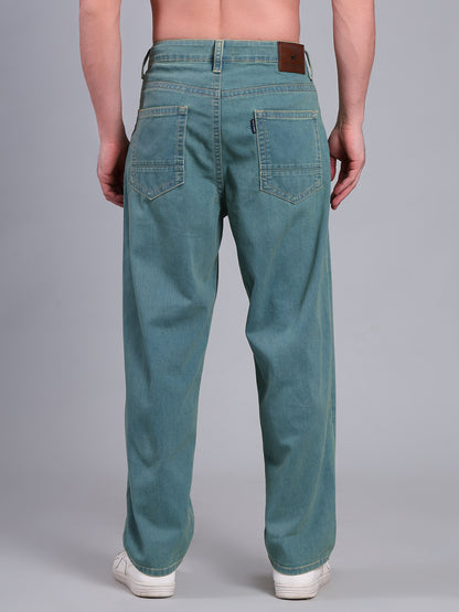 Stylox Men’s Sea Blue Loose Fit Jeans – Street-Ready Comfort &amp; Classic Style