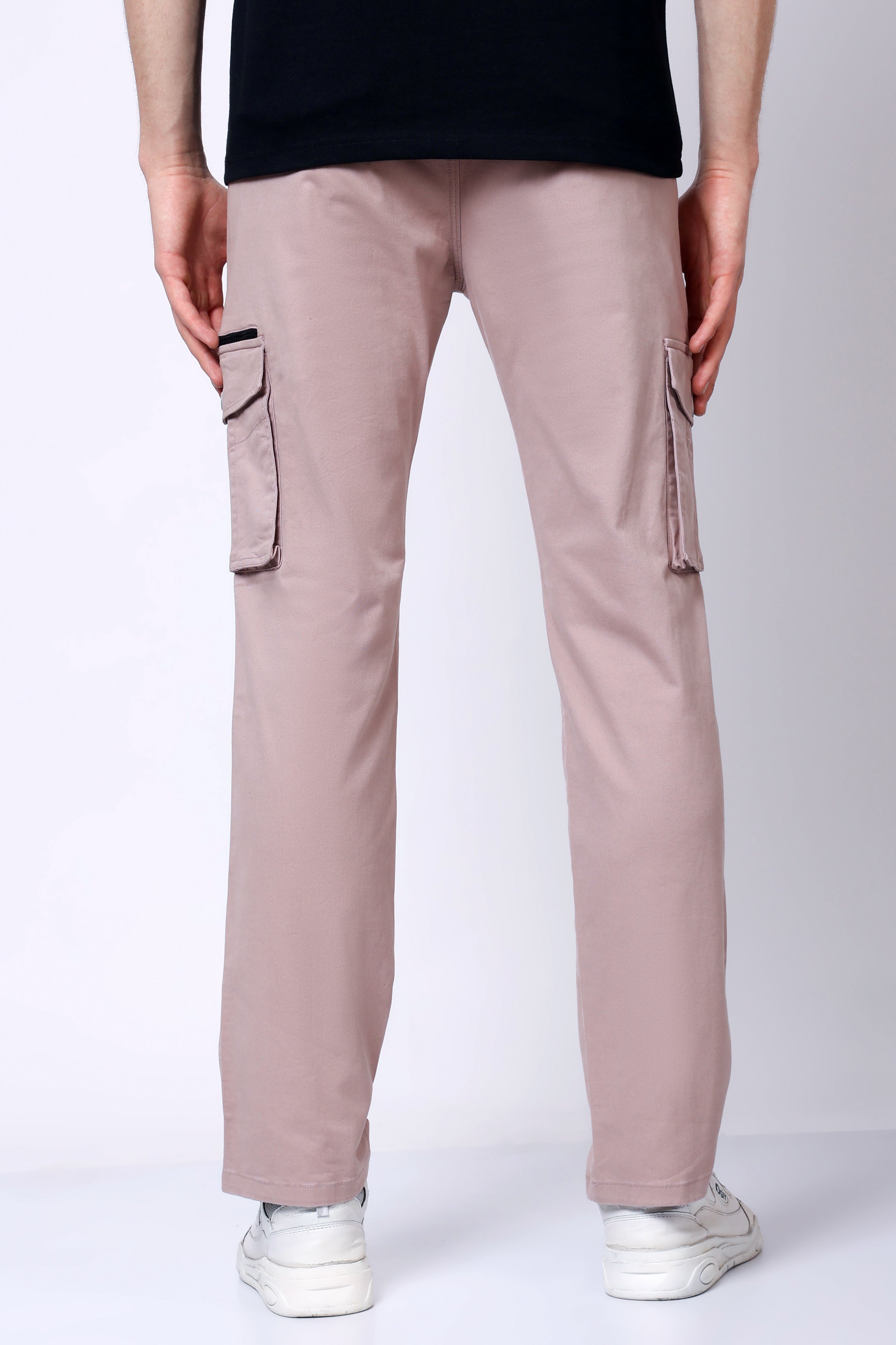 Stylox Men’s Regular Fit Utility Cargo Pants with Multi Pockets - Stylox