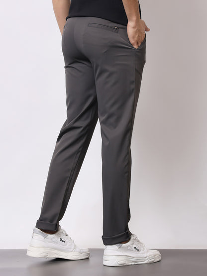 Stylox Men’s Premium Regular Fit Stretch Trousers – Formal &amp; Casual Pants | Wrinkle-Free Office Wear - Stylox