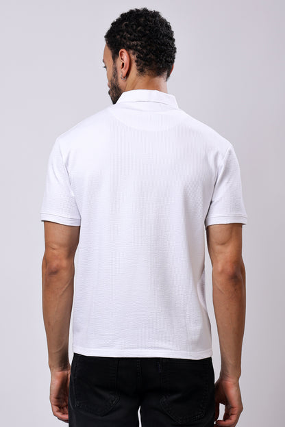 Stylox Solid Polo T-Shirt For Men