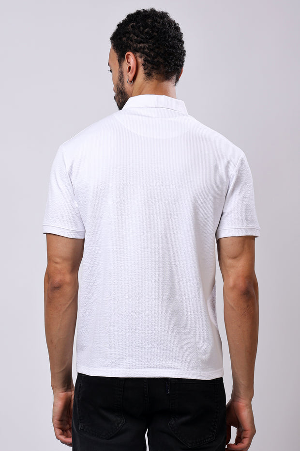 Stylox Solid Polo T-Shirt For Men