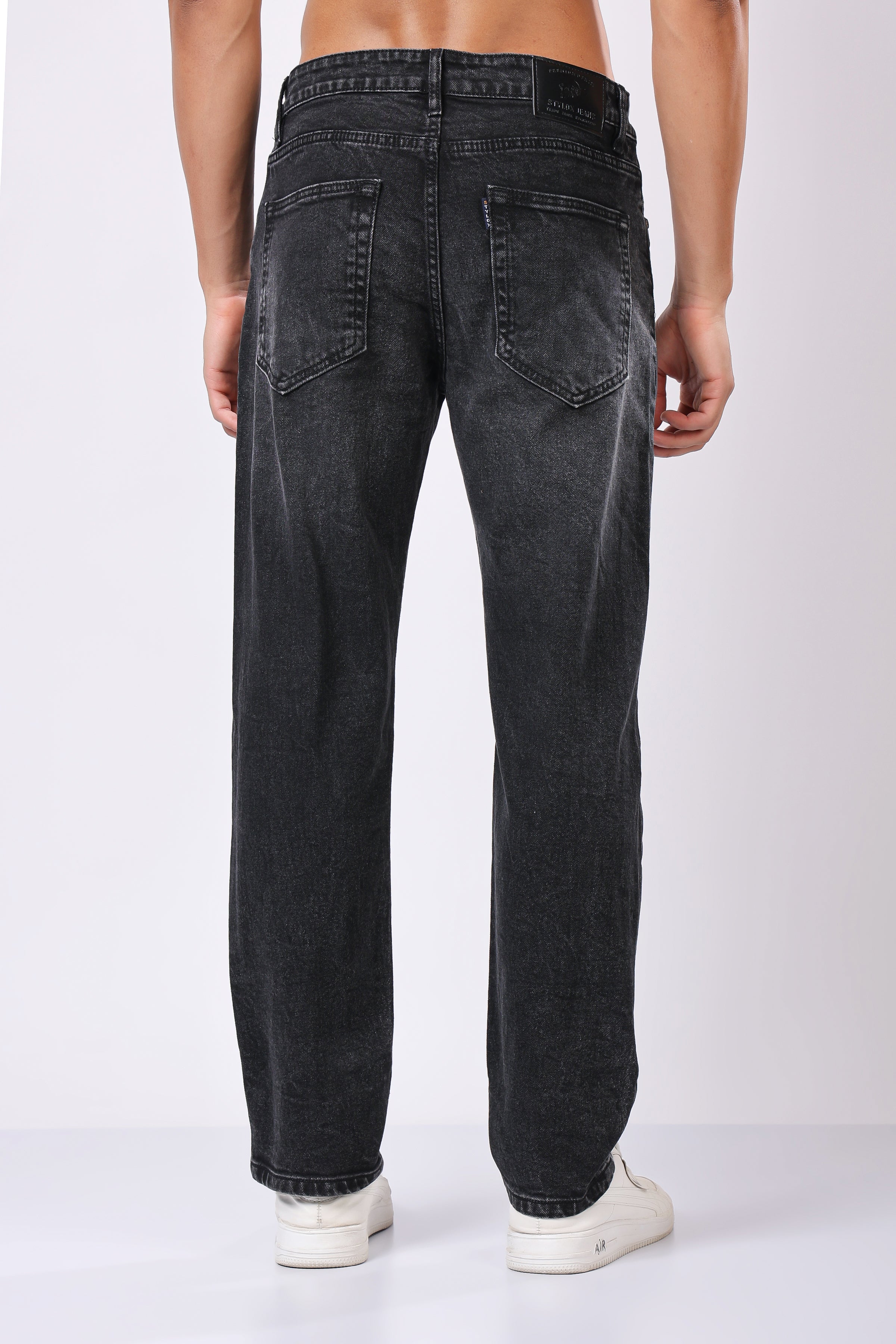 Stylox Relaxed Fit Men's Denim Jeans - Grey, Dark Grey, Mid Grey, Fossil Grey | J-022 - Stylox