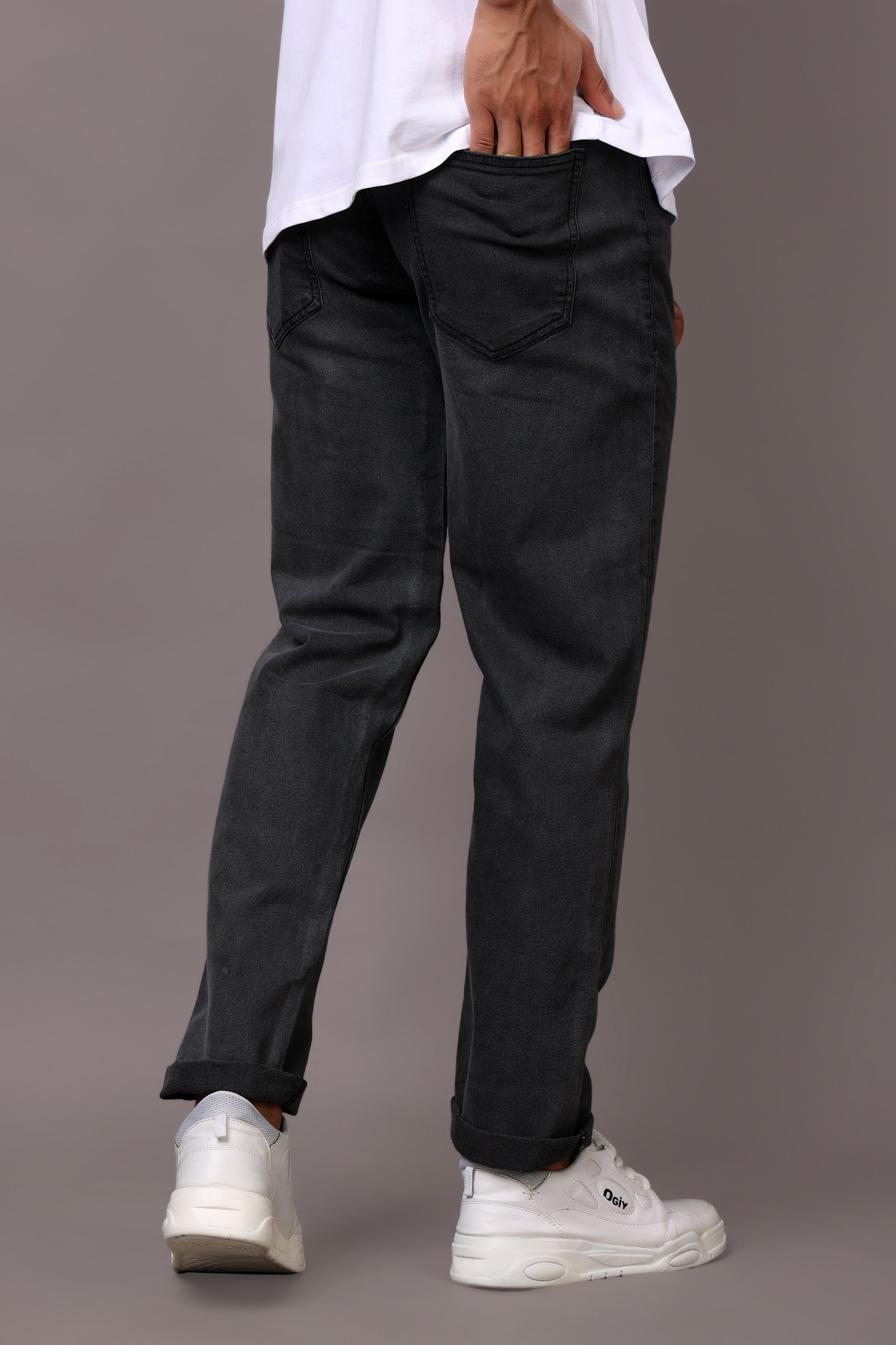 Stylox Men’s Slim Fit Mid-Rise Denim Jeans - Stylox