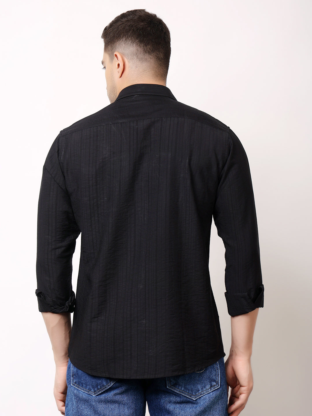 Stylox Men's Regular Fit Solid Full Sleeve Casual Shirt – Soft Cotton Blend, Comfortable & Stylish Everyday Wear - Stylox