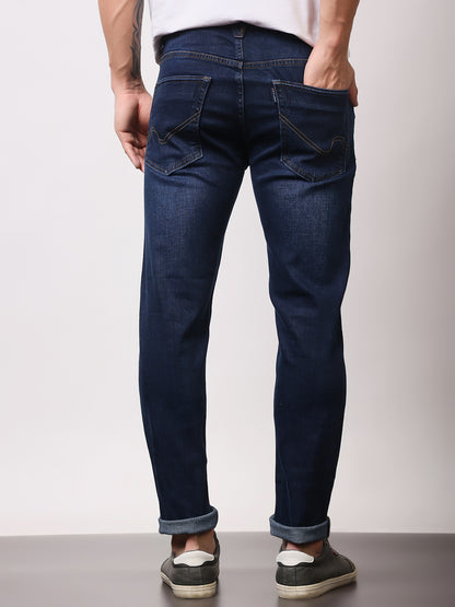 Stylox Men’s Ankle Fit Washed Jeans | Stretchable Denim Jeans for Men | Stylish Tapered Fit Casual Jeans for Trendy Everyday Look