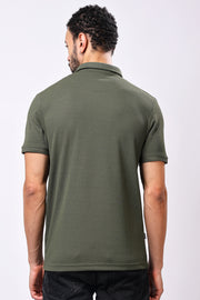 Stylox Solid Polo T-Shirt For Men