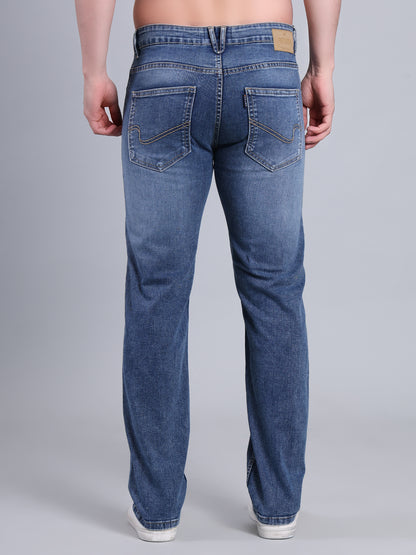 Stylox Men’s Comfort Fit Mid-Rise Jeans