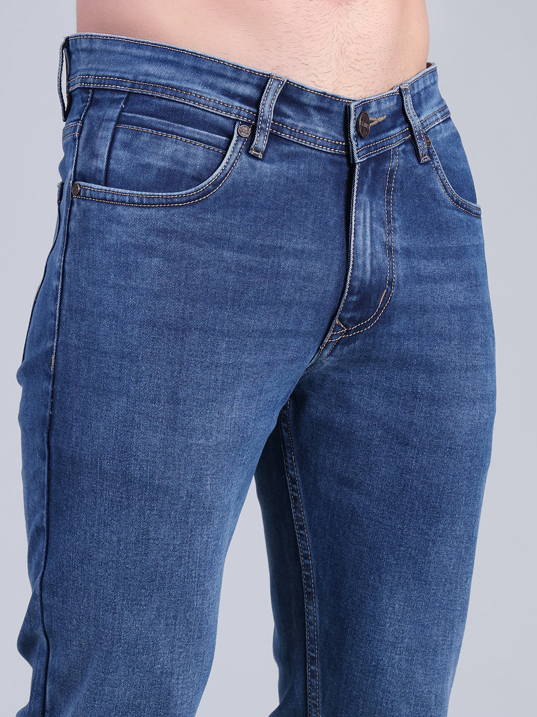 Stylox Men’s Straight Fit Jeans | Classic Denim Jeans for Men | Mid-Rise Everyday Casual Wear Jeans