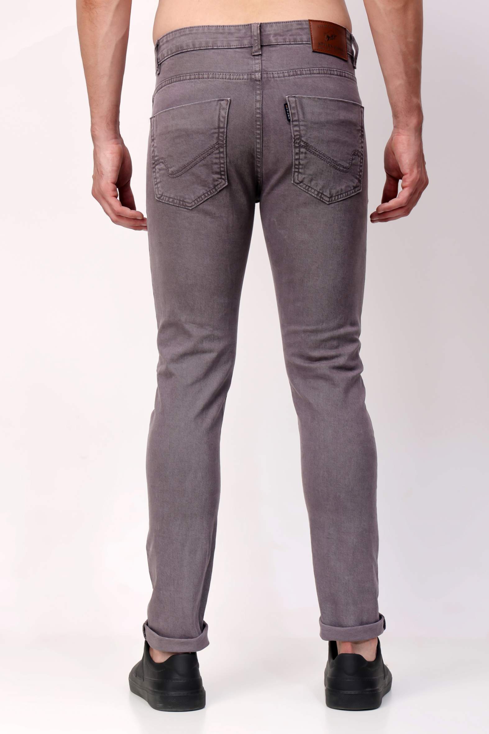 Stylox Men Slim Fit Jeans - Mid Grey - 5610-10886 - Stylox