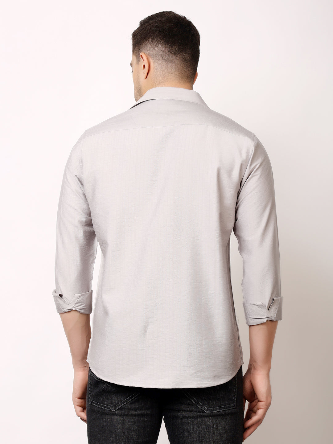 Stylox Men's Regular Fit Solid Full Sleeve Casual Shirt – Soft Cotton Blend, Comfortable & Stylish Everyday Wear - Stylox