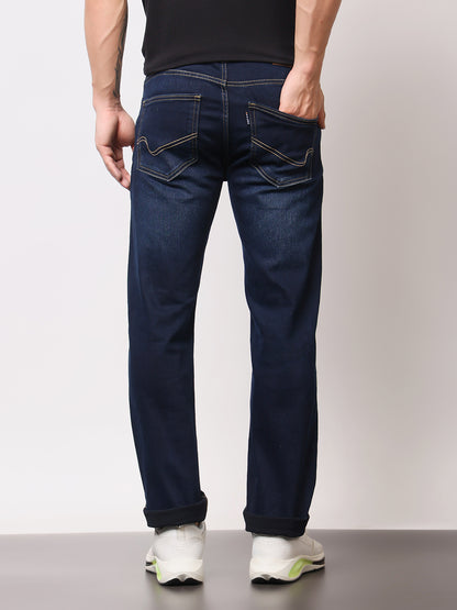 Stylox Men’s Comfort Fit Solid Jeans | Premium Stretchable Plain Denim Jeans for Men | Casual Mid-Rise Jeans