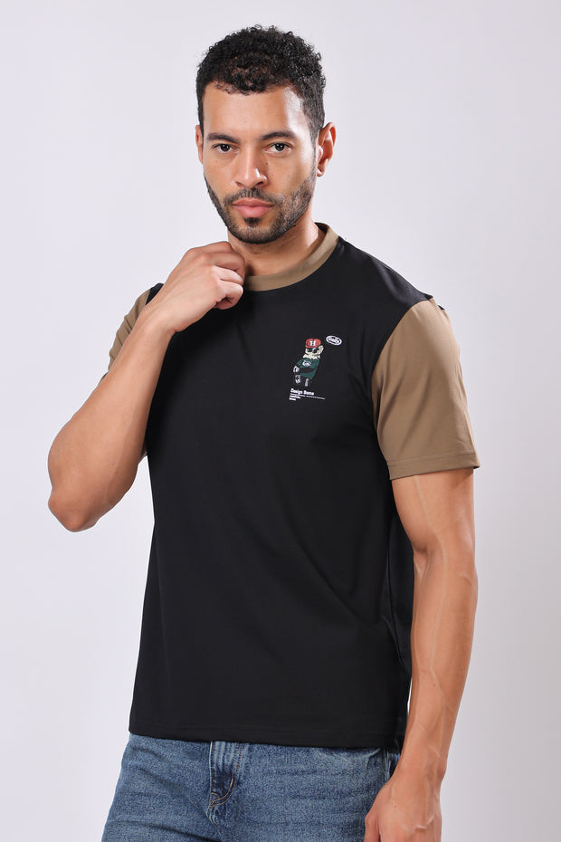 Stylox Printed Round Neck T-Shirt