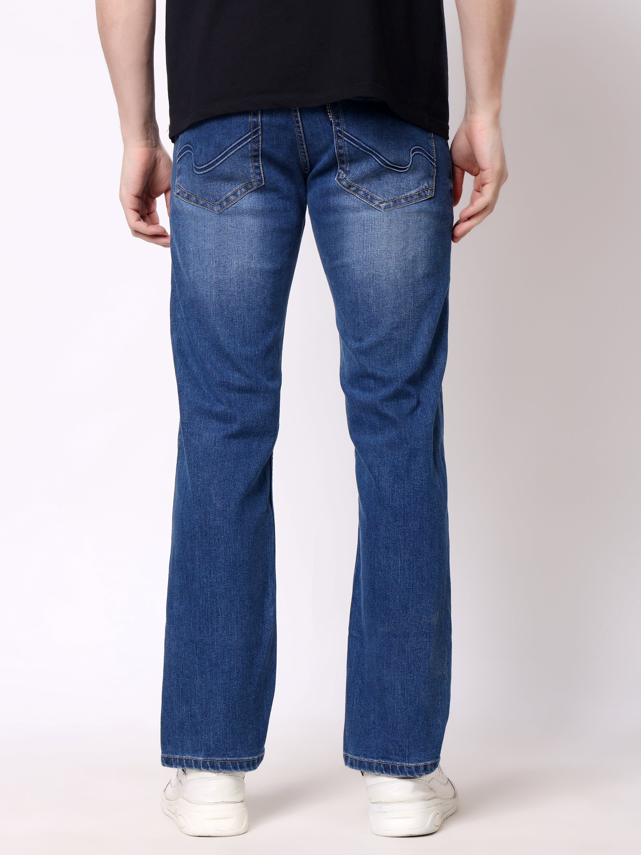 Stylox Men’s Non-Stretch Comfort Fit Denim Jeans - Stylox
