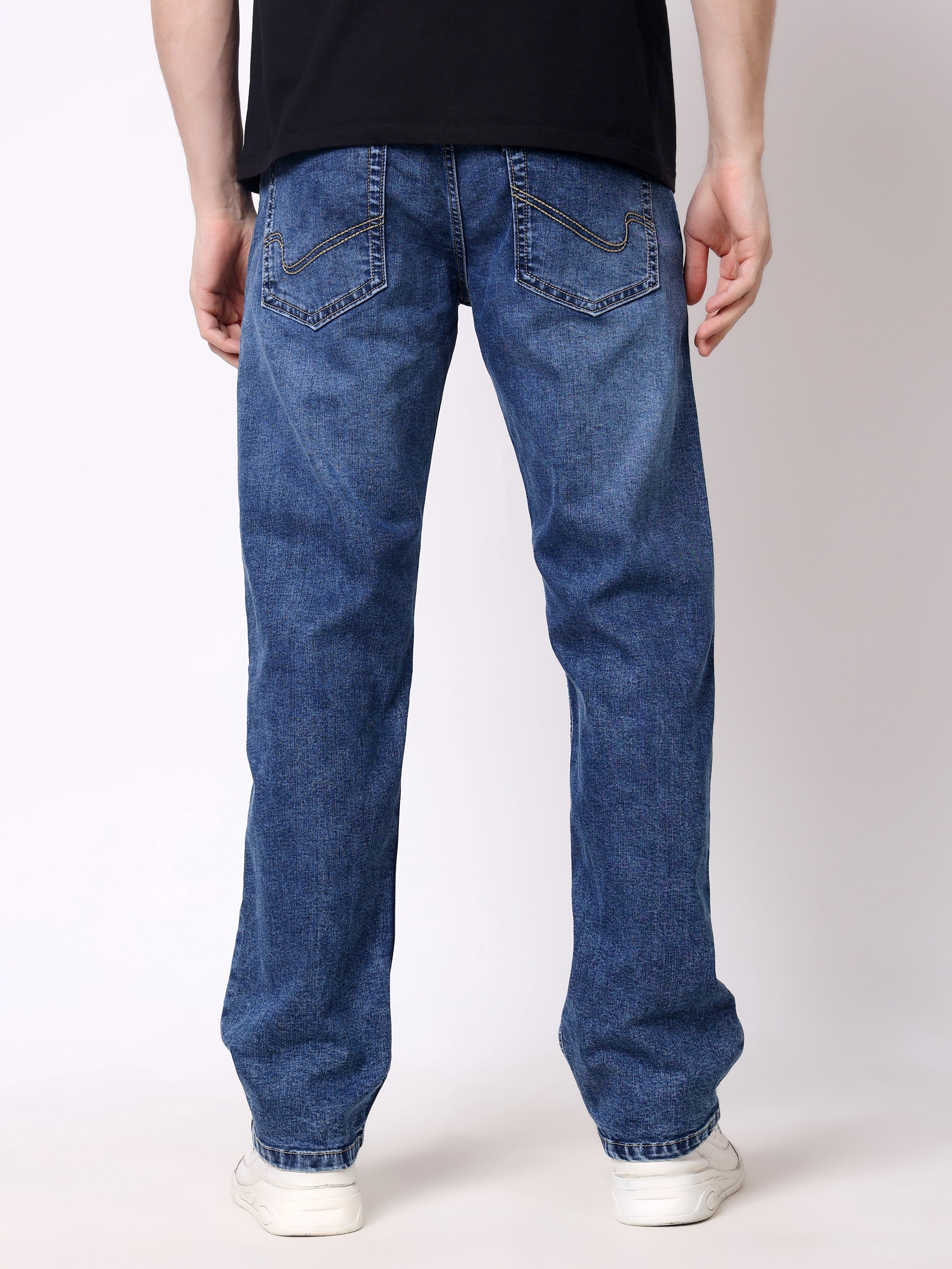 Stylox Men’s Comfort Fit Stretchable Denim Jeans - Stylox