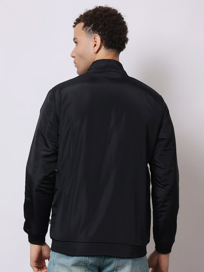 Stylox Men’s High-Neck Winter Jacket – Lightweight Windcheater with Warm Lining &amp; Full-Zip Closure