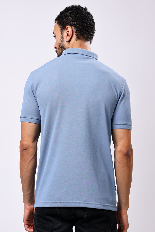 Stylox Solid Polo T-Shirt For Men