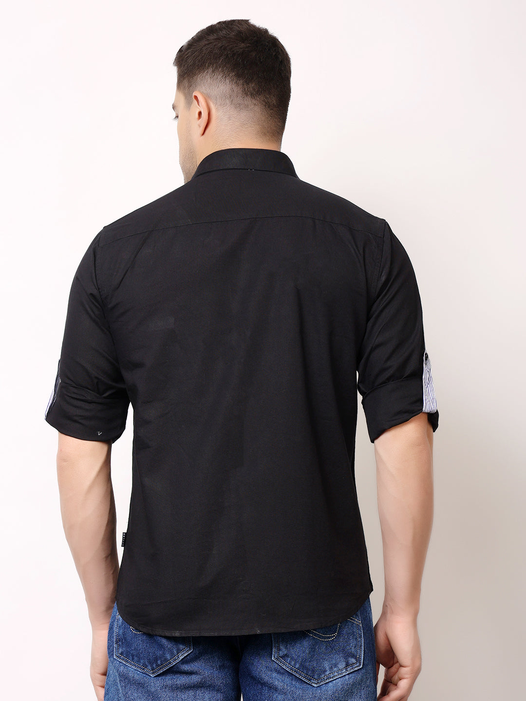Stylox Men’s Regular Fit Oxford Full Sleeve Solid Shirt | Premium Cotton Blend Casual & Formal Wear - Stylox
