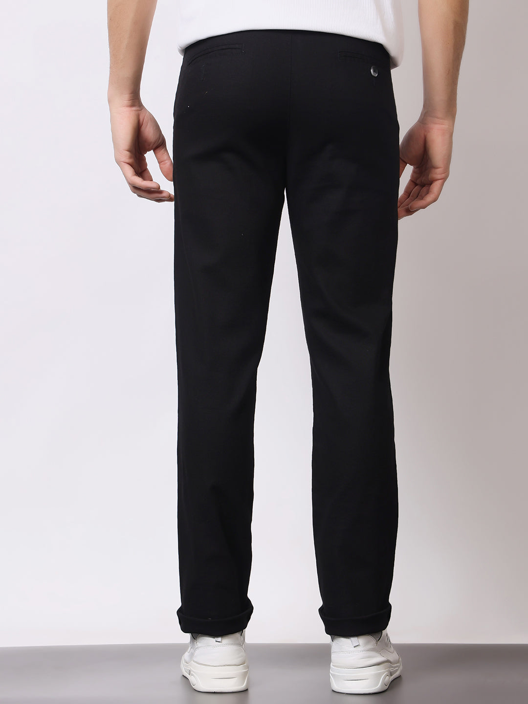 Stylox Men’s Premium Regular Fit Cotton Trousers – Casual & Formal Pants | Breathable Everyday Wear - Stylox