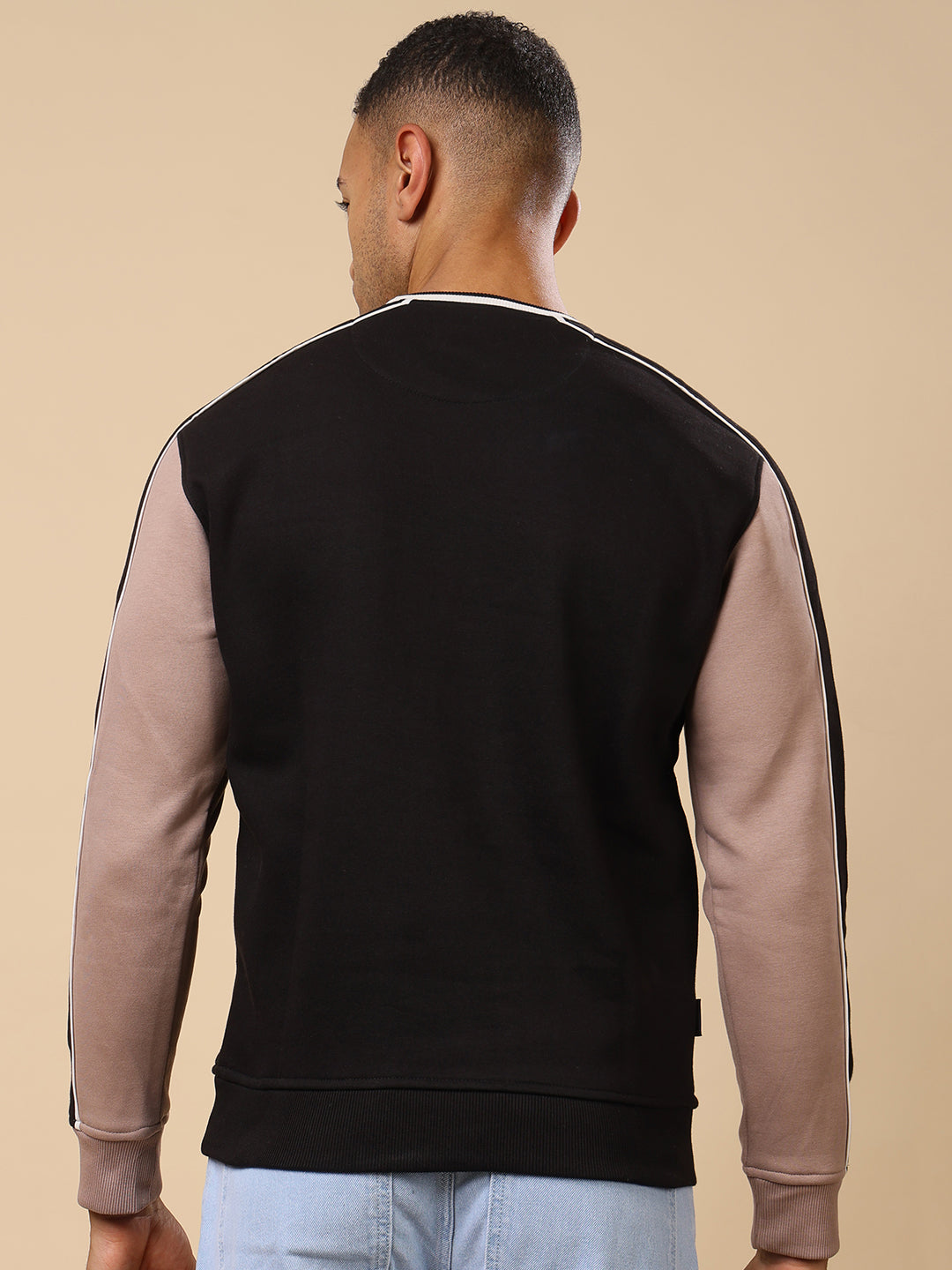 Stylox Regular Fit Men’s Printed Round Neck Sweatshirt – Casual Comfort with Trendy Prints
