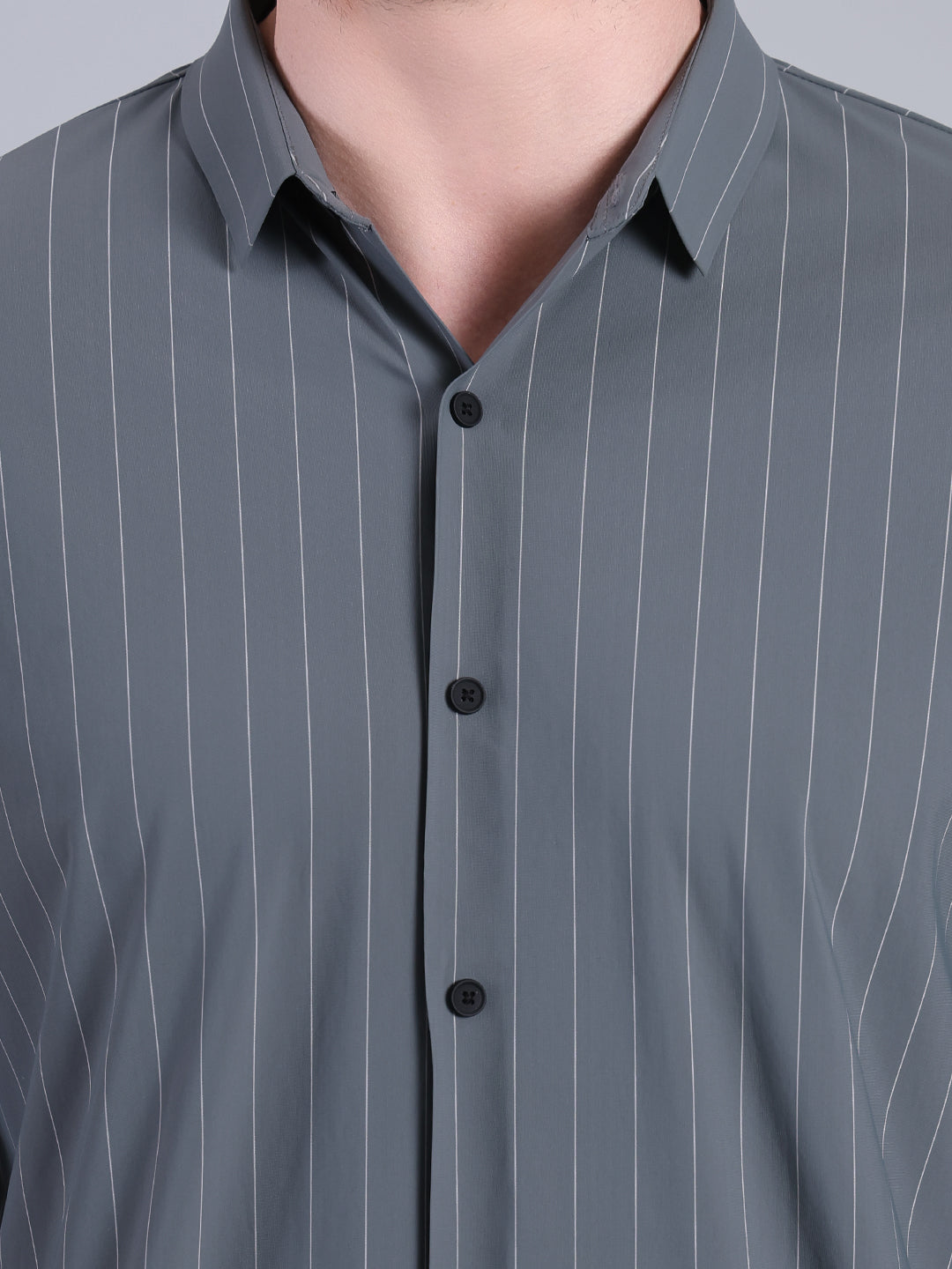 Stylox Men’s Striped Partywear Shirt | Slim Fit Full Sleeve Formal-Casual Shirt For Men