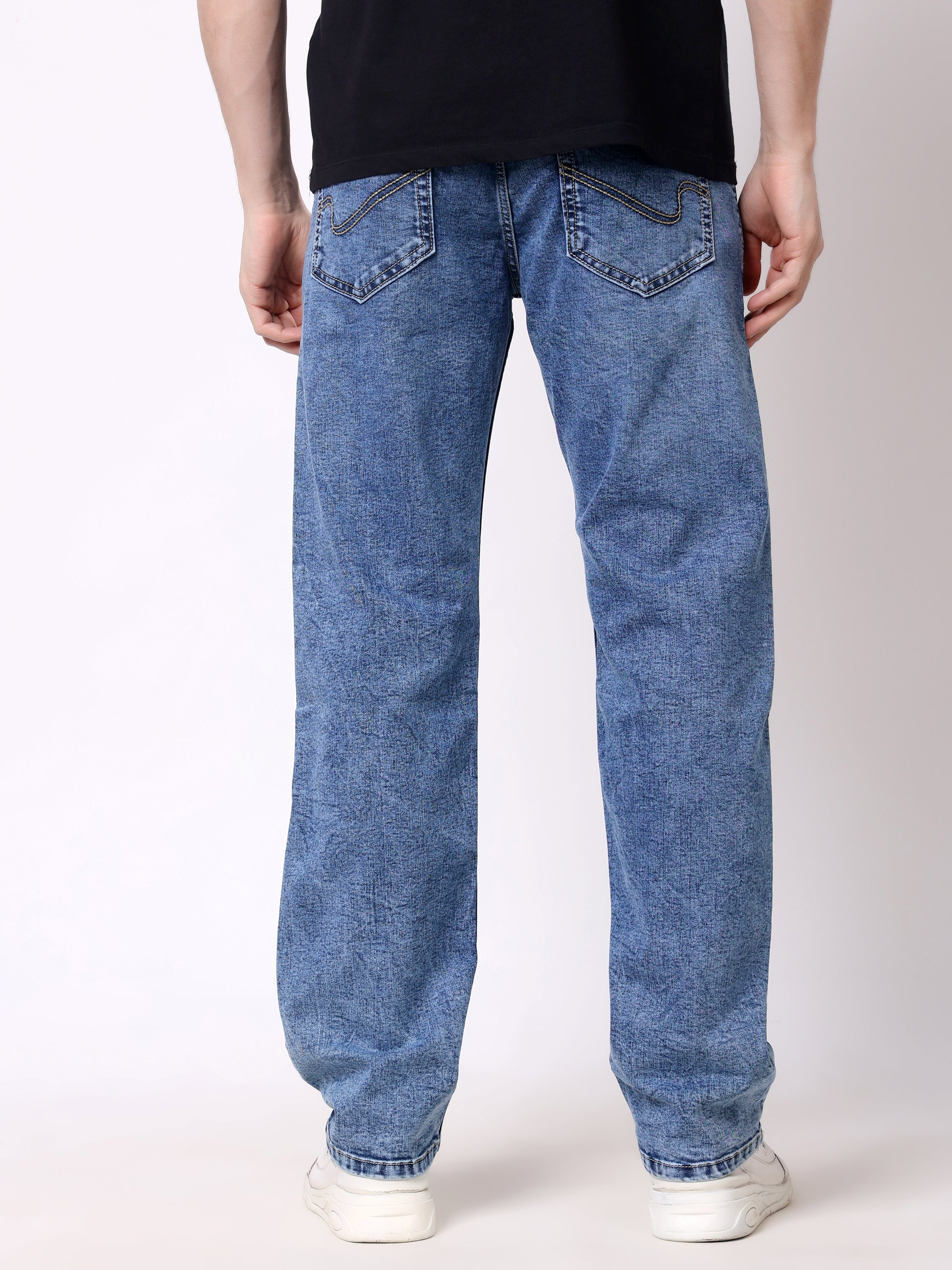 Stylox Men’s Comfort Fit Stretchable Denim Jeans - Stylox