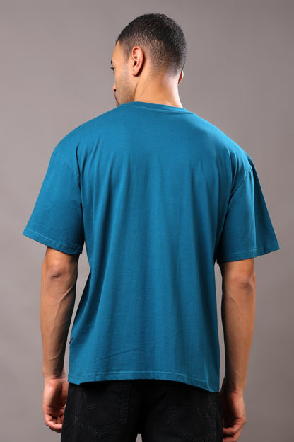 Stylox Men’s Oversized Graphic Printed Crew Neck Casual T-Shirt