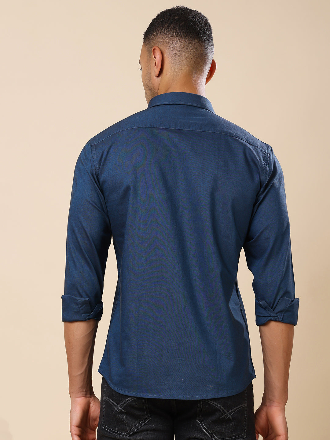 Stylox Men’s Regular Fit Oxford Full Sleeve Solid Shirt – Classic Elegance with Modern Comfort