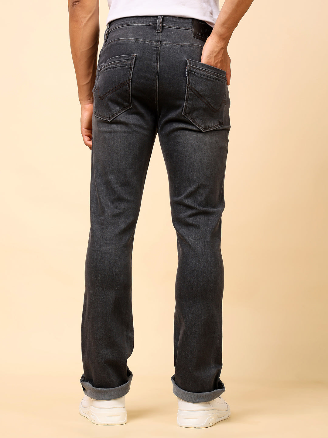 Stylox Men’s Bootcut Fit Mid-Rise Denim Jeans - Stylox