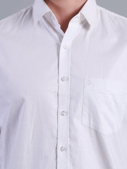 Stylox Men’s Solid Casual Shirt | Full Sleeve Regular Fit Shirt for Everyday Wear