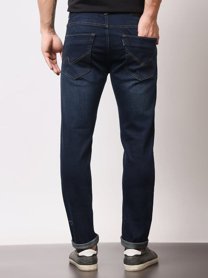Stylox Men’s Ankle Fit Washed Jeans | Stretchable Denim Jeans for Men | Stylish Tapered Fit Casual Jeans
