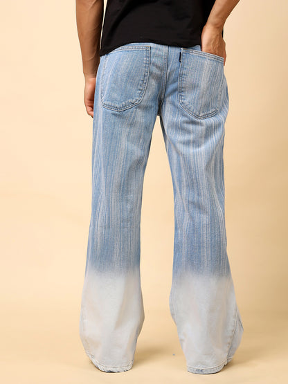 Stylox Men’s Baggy Fit Tie-Dye Washed Jeans | Street Style Denim for Trendy Look