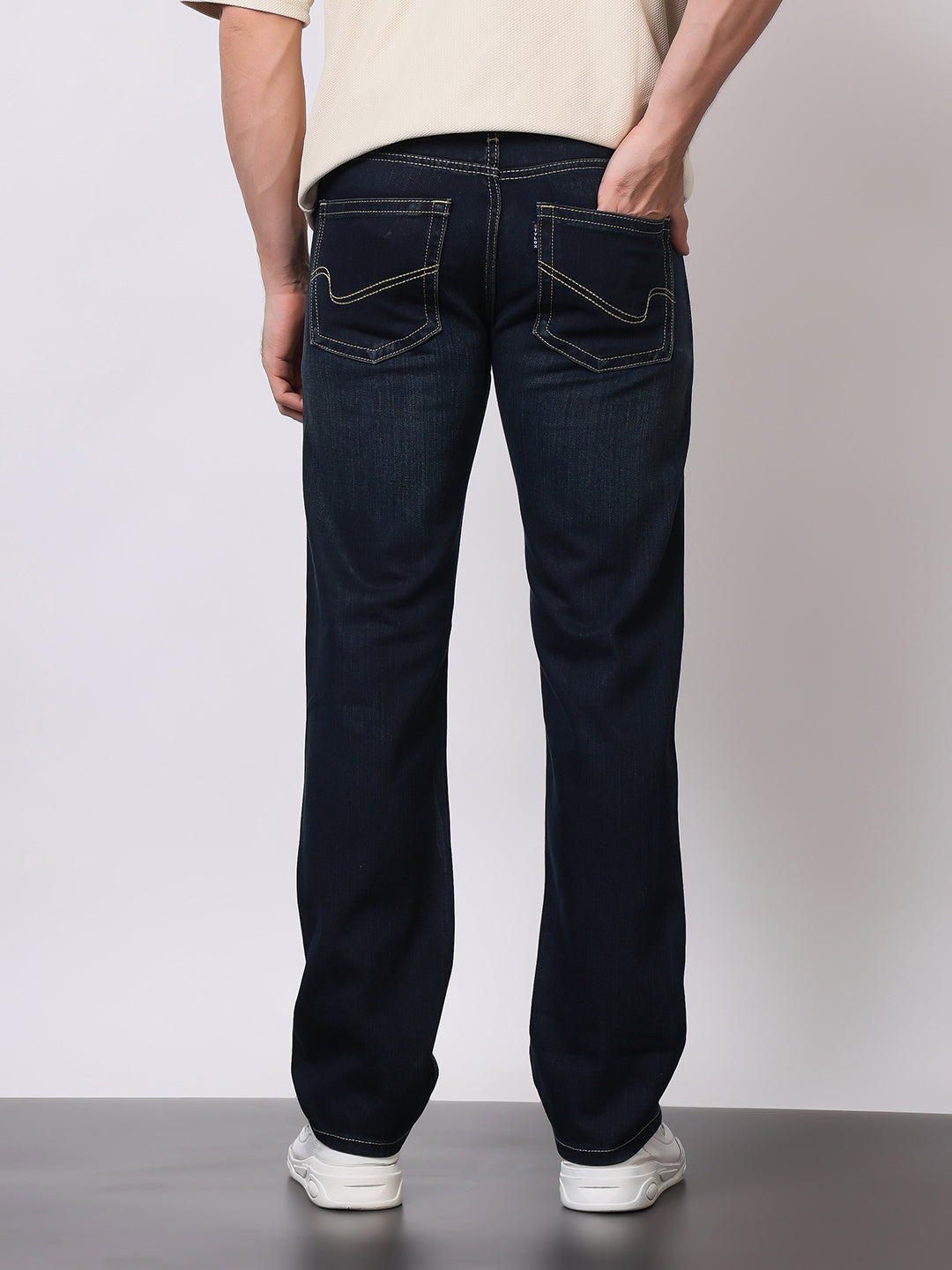 Stylox Premium Comfort Fit Jeans for Men | Soft Cotton Denim | Relaxed Everyday Casual Wear - Stylox