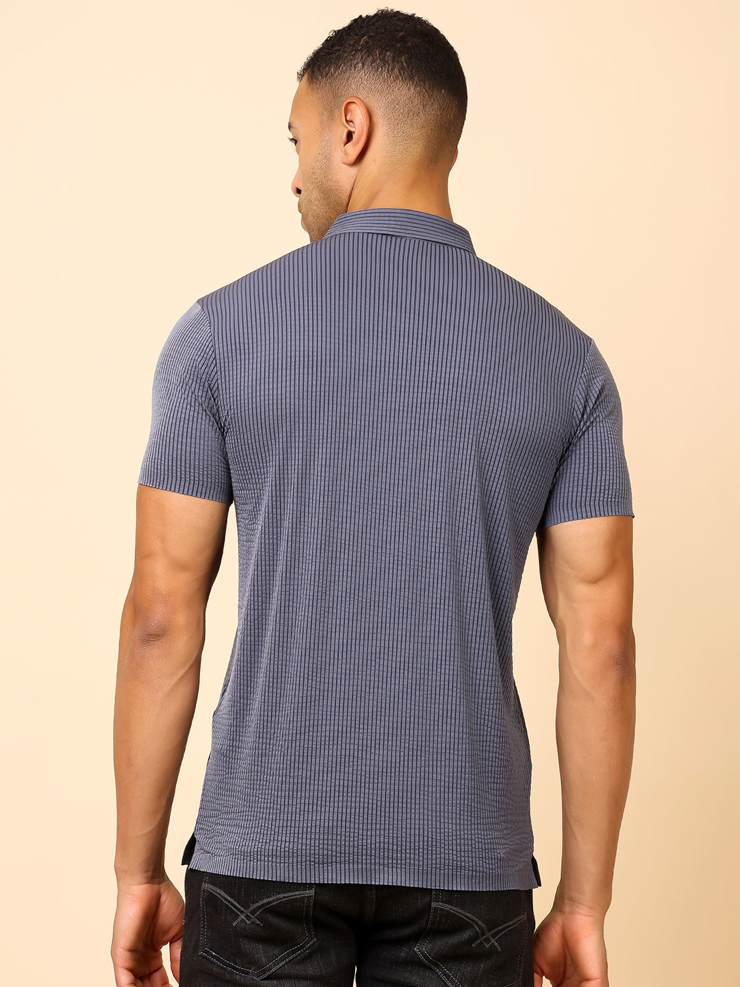 Stylox Premium Stretchable Solid Slim Fit Polo T-Shirt – Comfort Meets Style