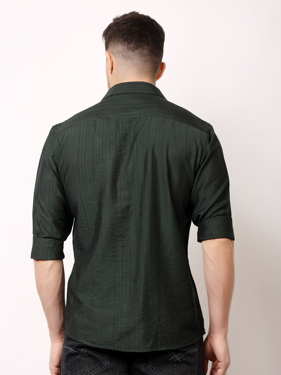 Stylox Men's Regular Fit Solid Full Sleeve Casual Shirt – Soft Cotton Blend, Comfortable & Stylish Everyday Wear - Stylox