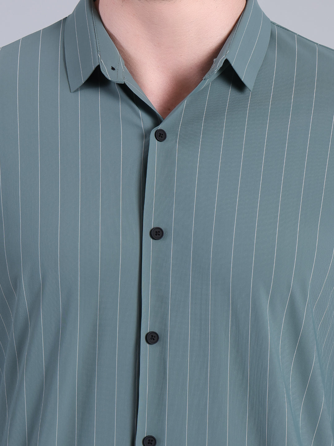 Stylox Men’s Striped Partywear Shirt | Slim Fit Full Sleeve Formal-Casual Shirt For Men