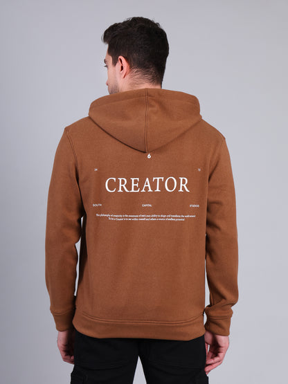 Stylox Men’s Winter Printed Hoodie | Pullover Sweatshirt with Kangaroo Pocket &amp; Hood | Warm Casual Wear