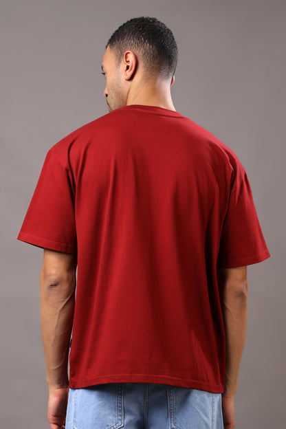 Stylox Men’s Casual Crew Neck Oversized Graphic Printed T-Shirt