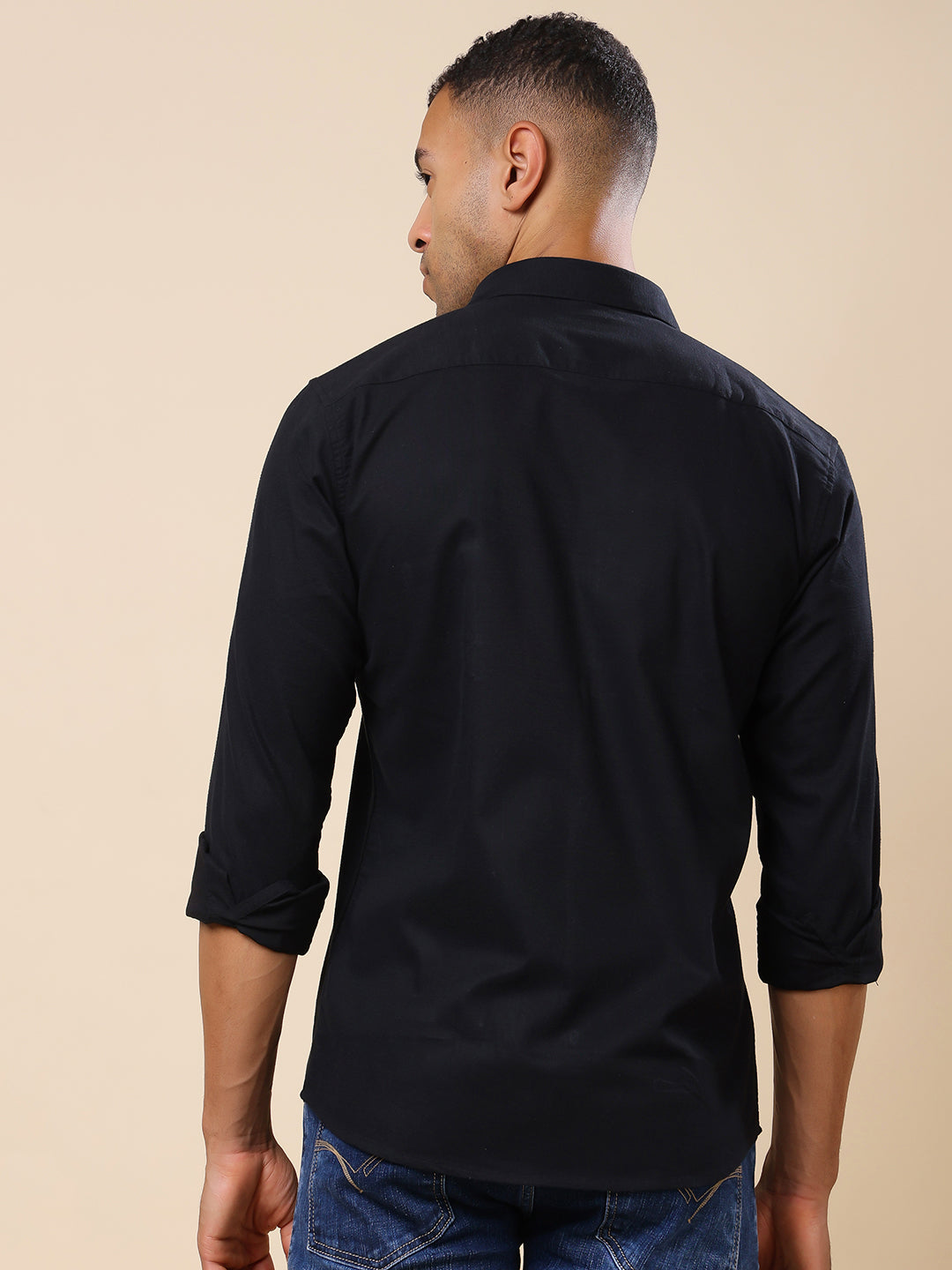 Stylox Men’s Regular Fit Oxford Full Sleeve Solid Shirt – Classic Elegance with Modern Comfort
