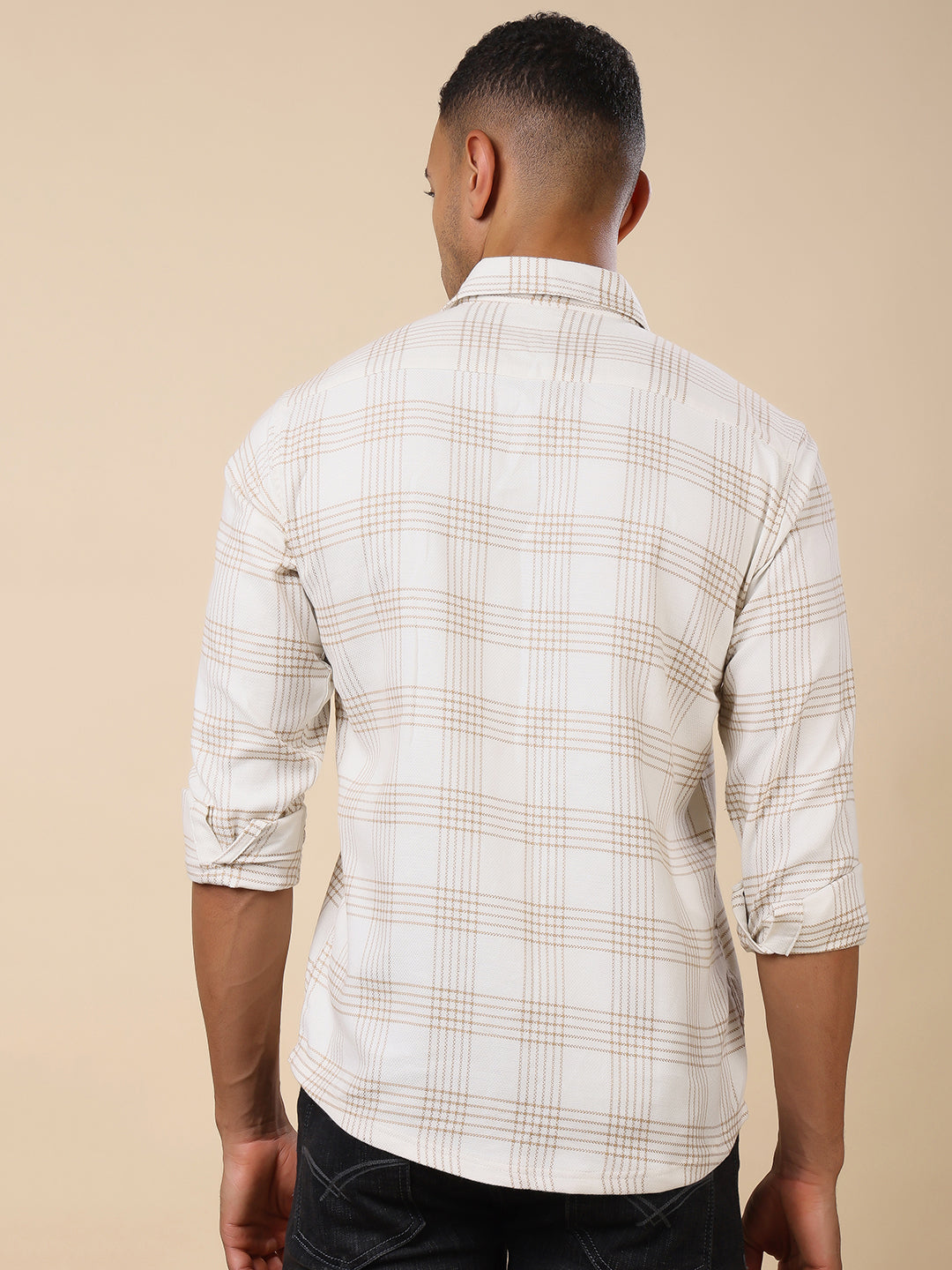 Stylox Men’s Check Full Sleeve Regular Fit Shirt – Classic Checks, Timeless Style - Stylox