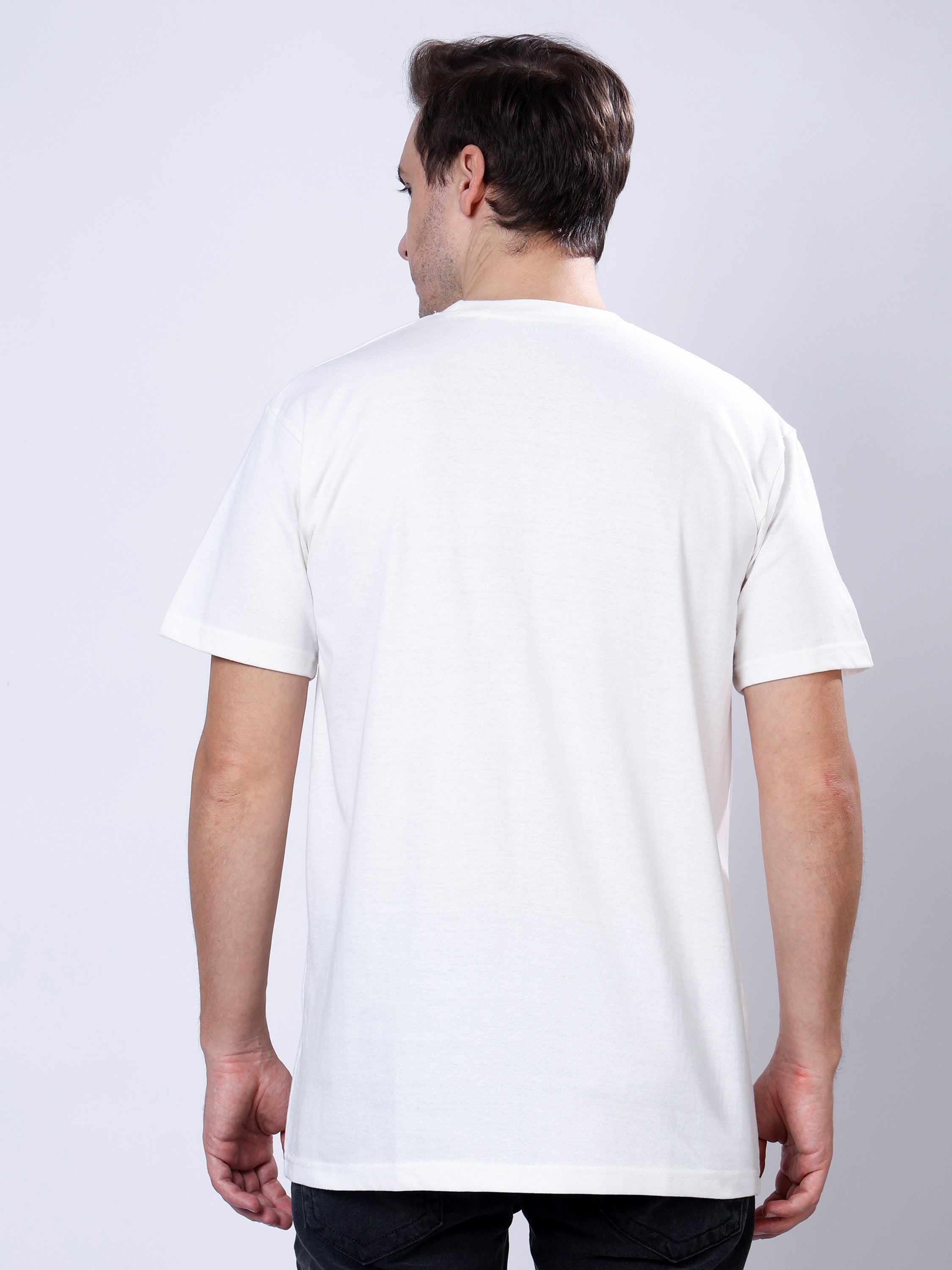 Stylox Men’s Solid Round Neck T-Shirt | Classic Cotton Casual Crew Neck Tee - Stylox