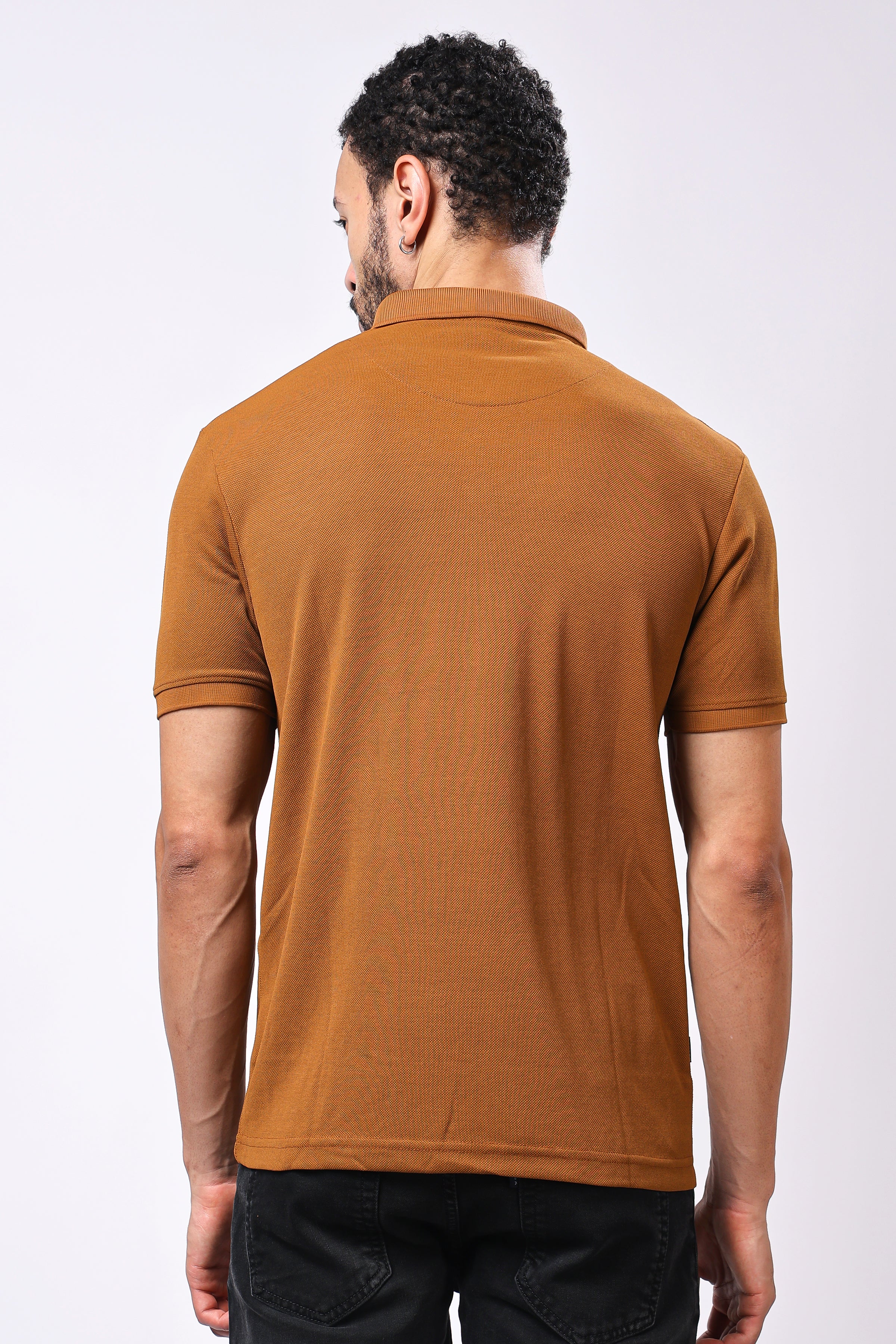 Stylox Solid Polo T-Shirt For Men - Stylox