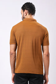 Stylox Solid Polo T-Shirt For Men