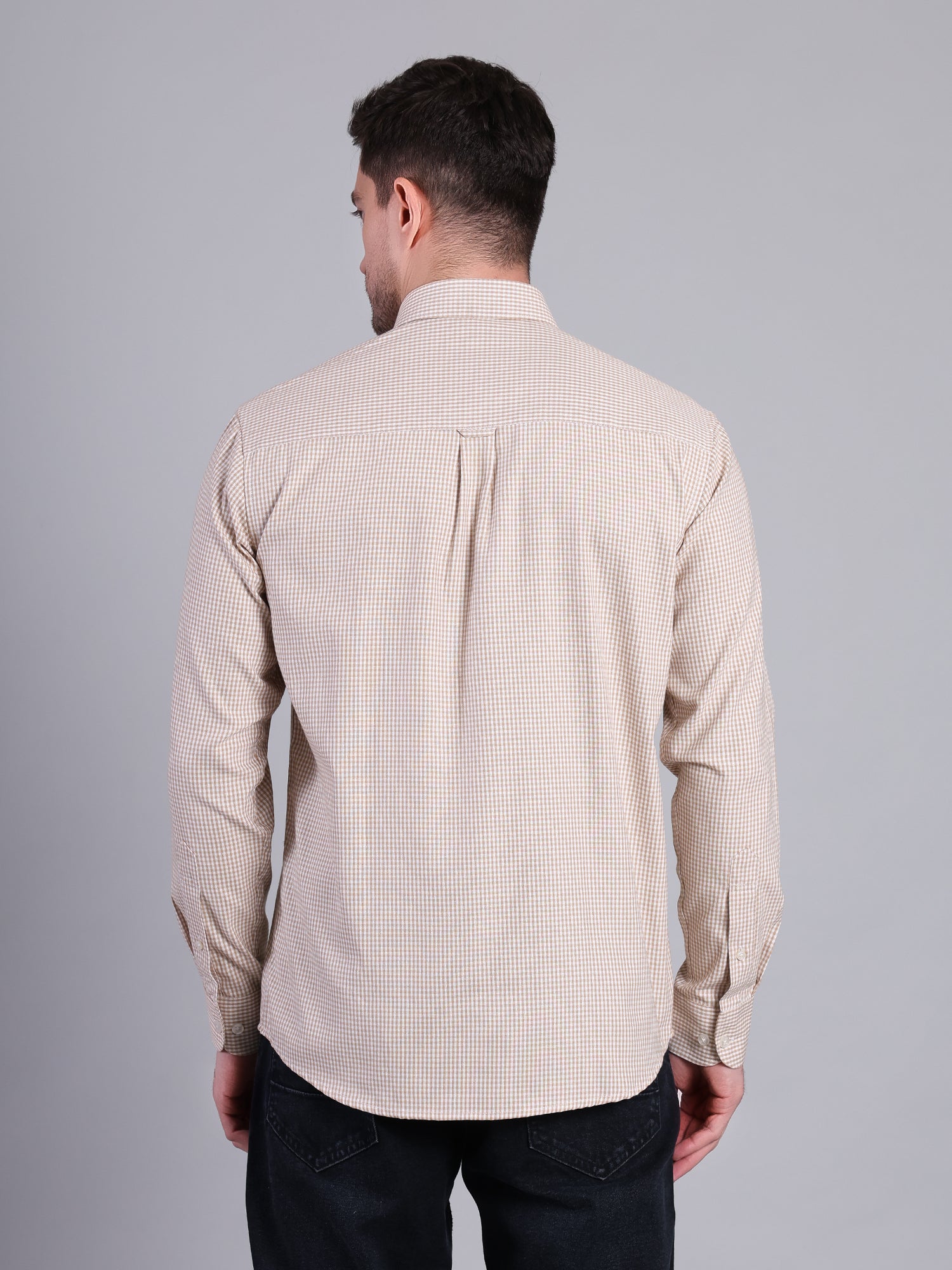 Men's Regular Fit Cotton Shirt | Office & Casual Wear | Premium Comfort - Stylox