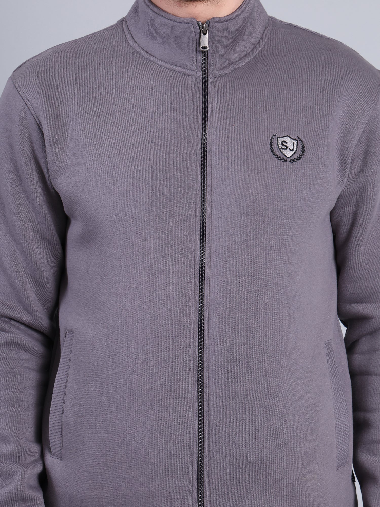 Stylox Men’s Solid Tracksuit Set with Zip-Up Jacket &amp; Joggers – Winter Athleisure Wear