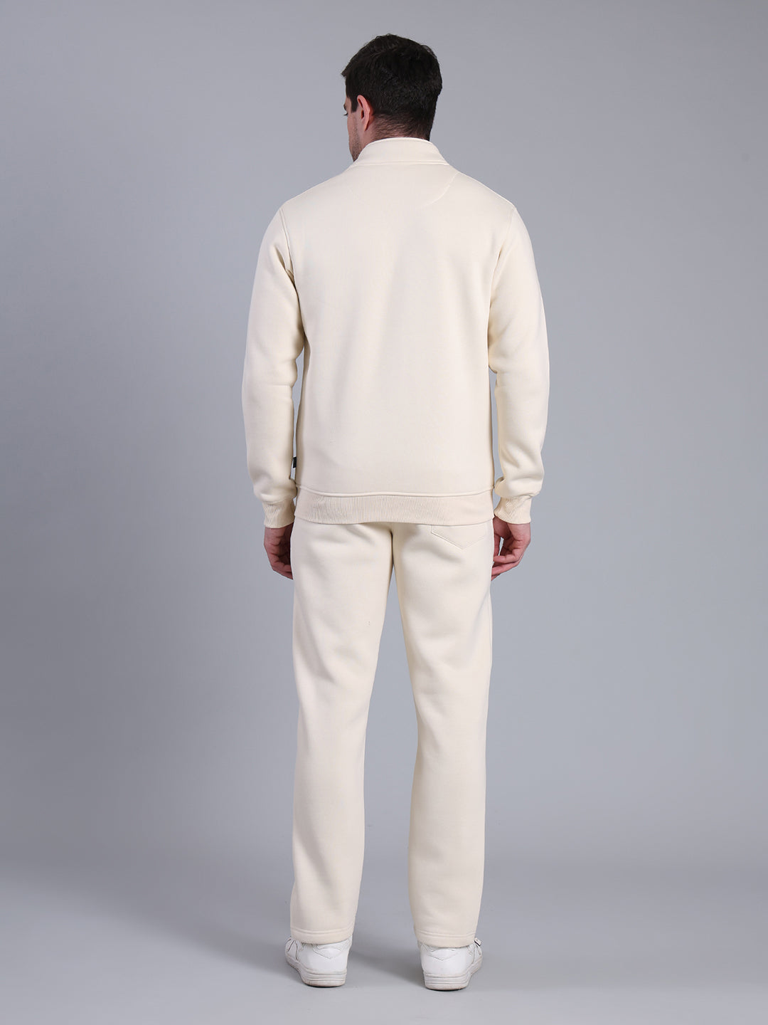 Stylox Men’s Solid Tracksuit Set with Zip-Up Jacket &amp; Joggers – Winter Athleisure Wear