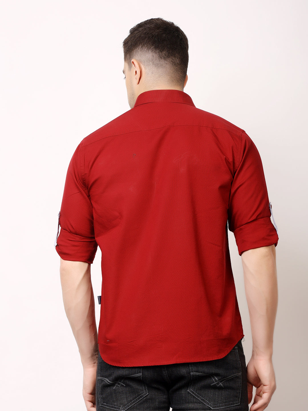 Stylox Men’s Regular Fit Oxford Full Sleeve Solid Shirt | Premium Cotton Blend Casual & Formal Wear - Stylox