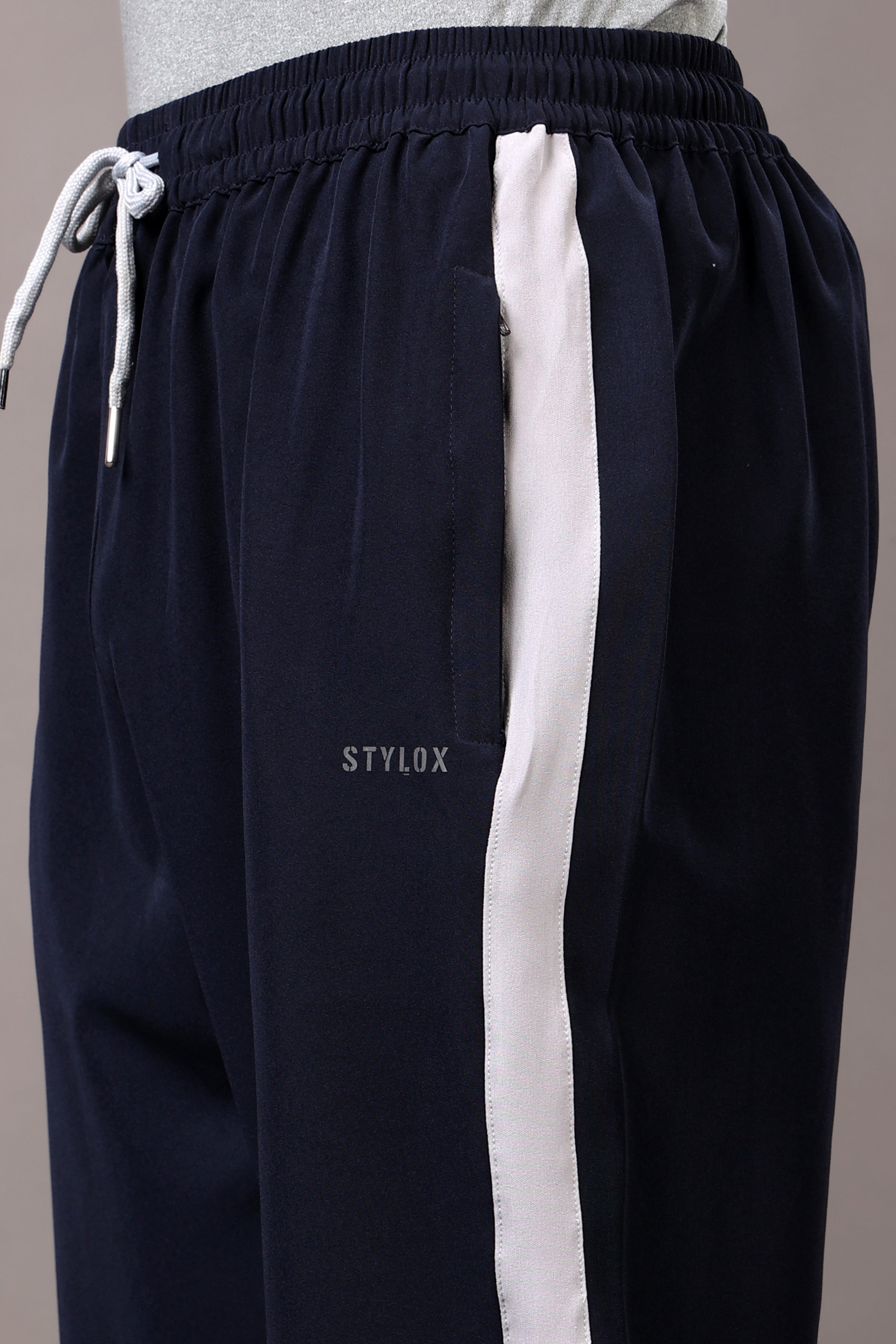 Stylox Classic Men’s Trackpants with Elastic Waist & Side Pocket