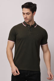 Stylox solid polo t-shirt