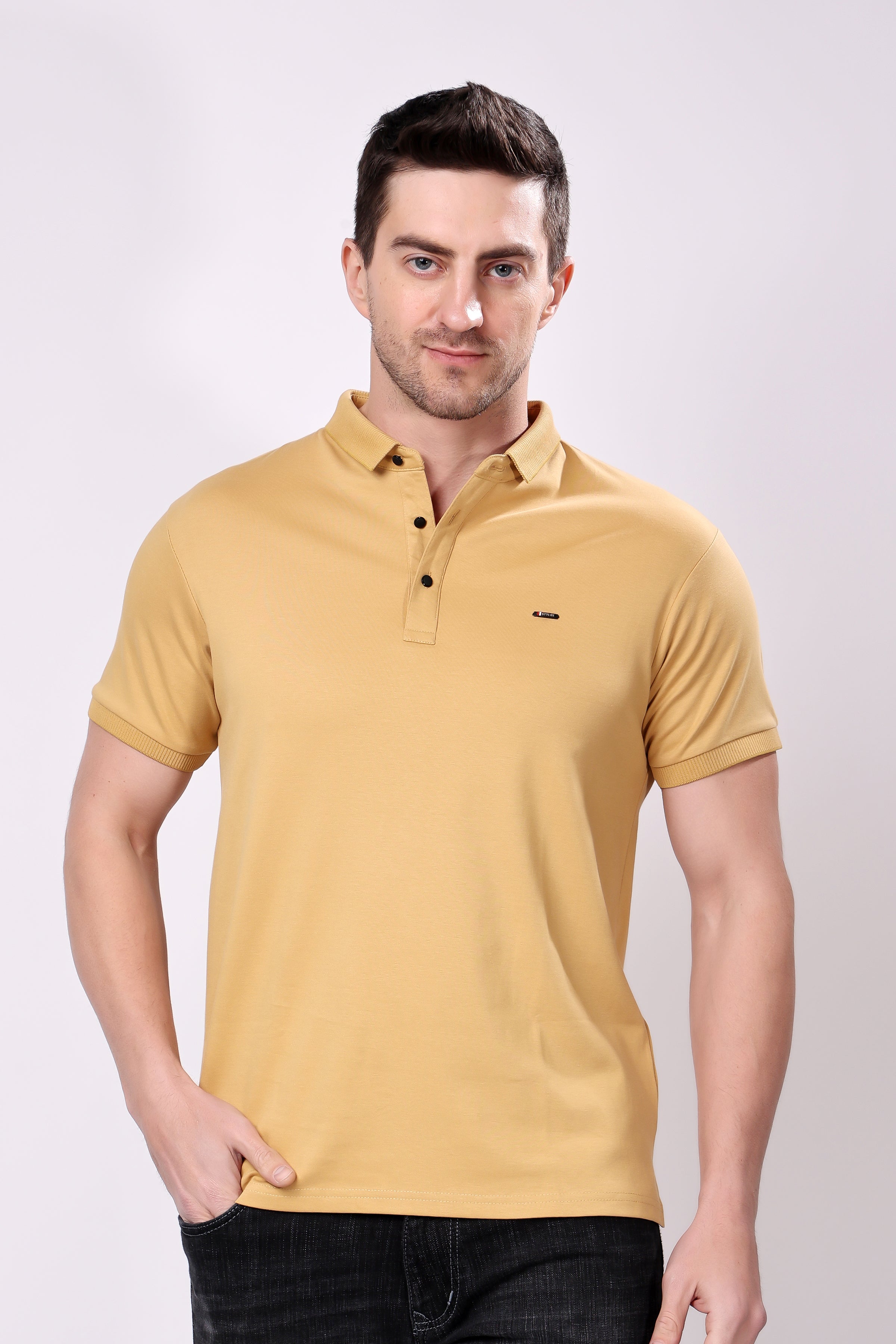 STYLOX SOLID POLO T-SHIRT